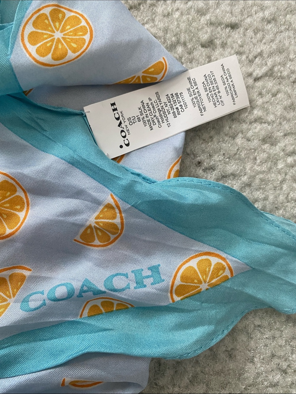 Coach Summer Silk Scarf! π - Picture 5 of 6